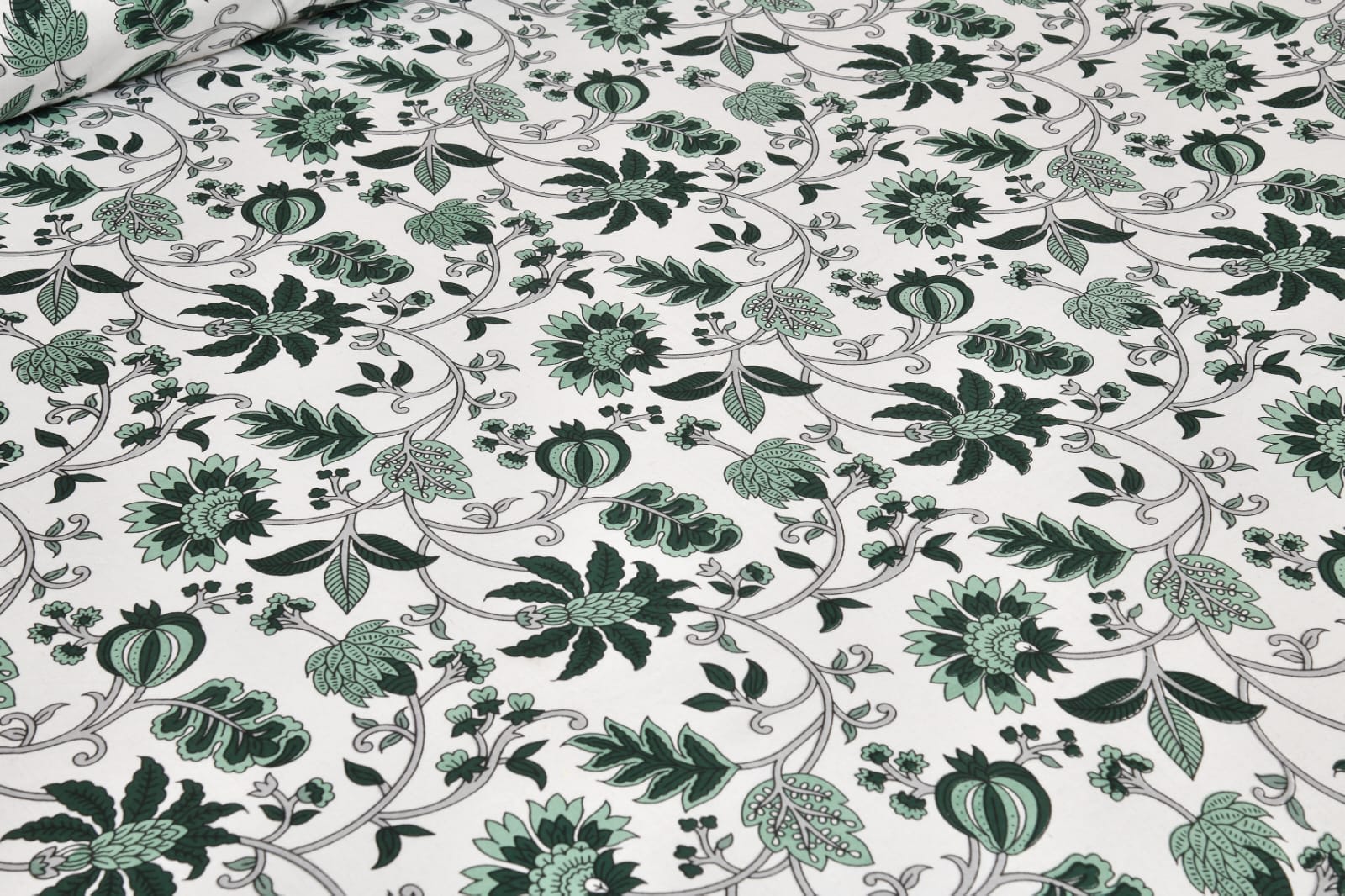 Rajasthan Royal Super Fine Cotton Block Print King Size Bedsheet