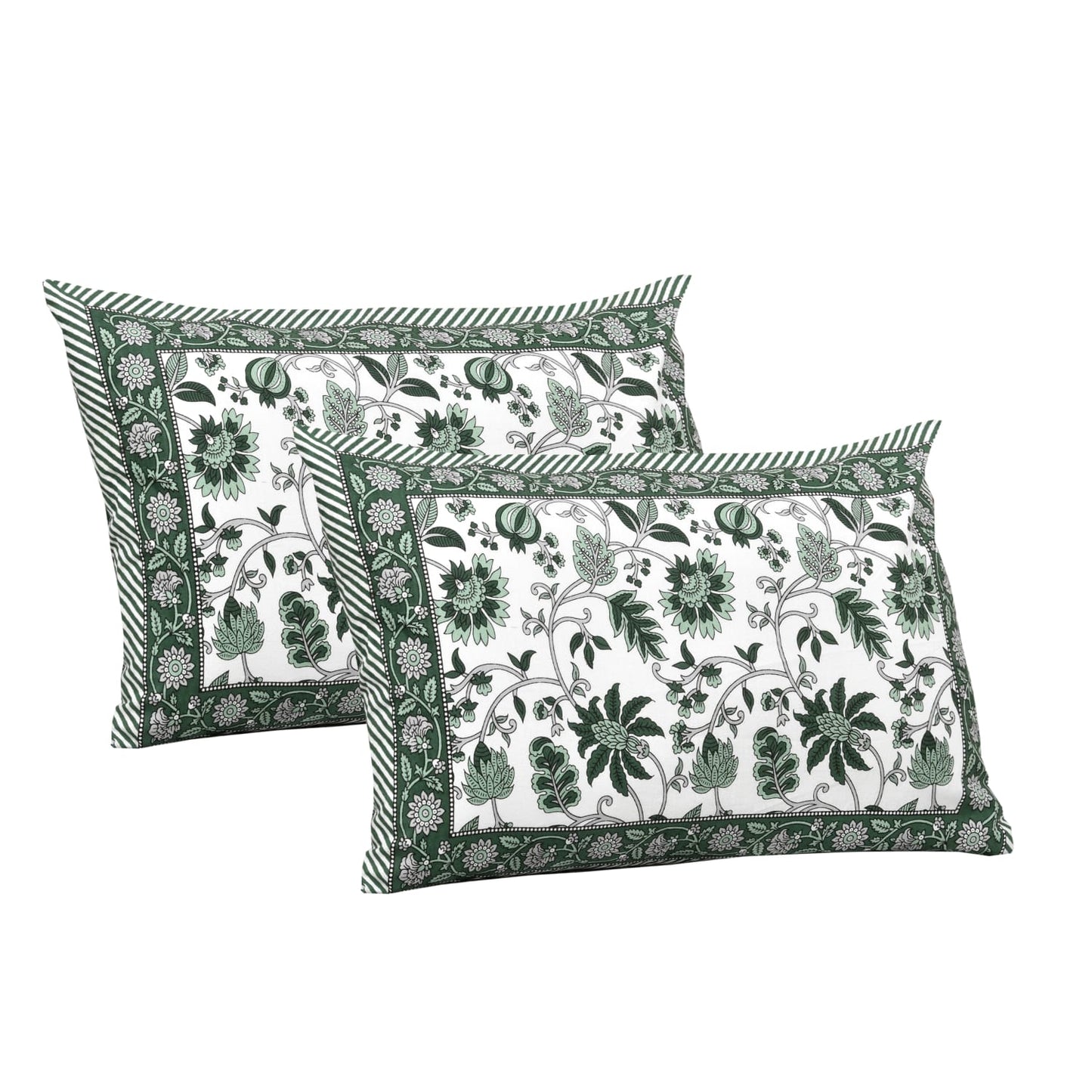Rajasthan Royal Super Fine Cotton Block Print King Size Bedsheet