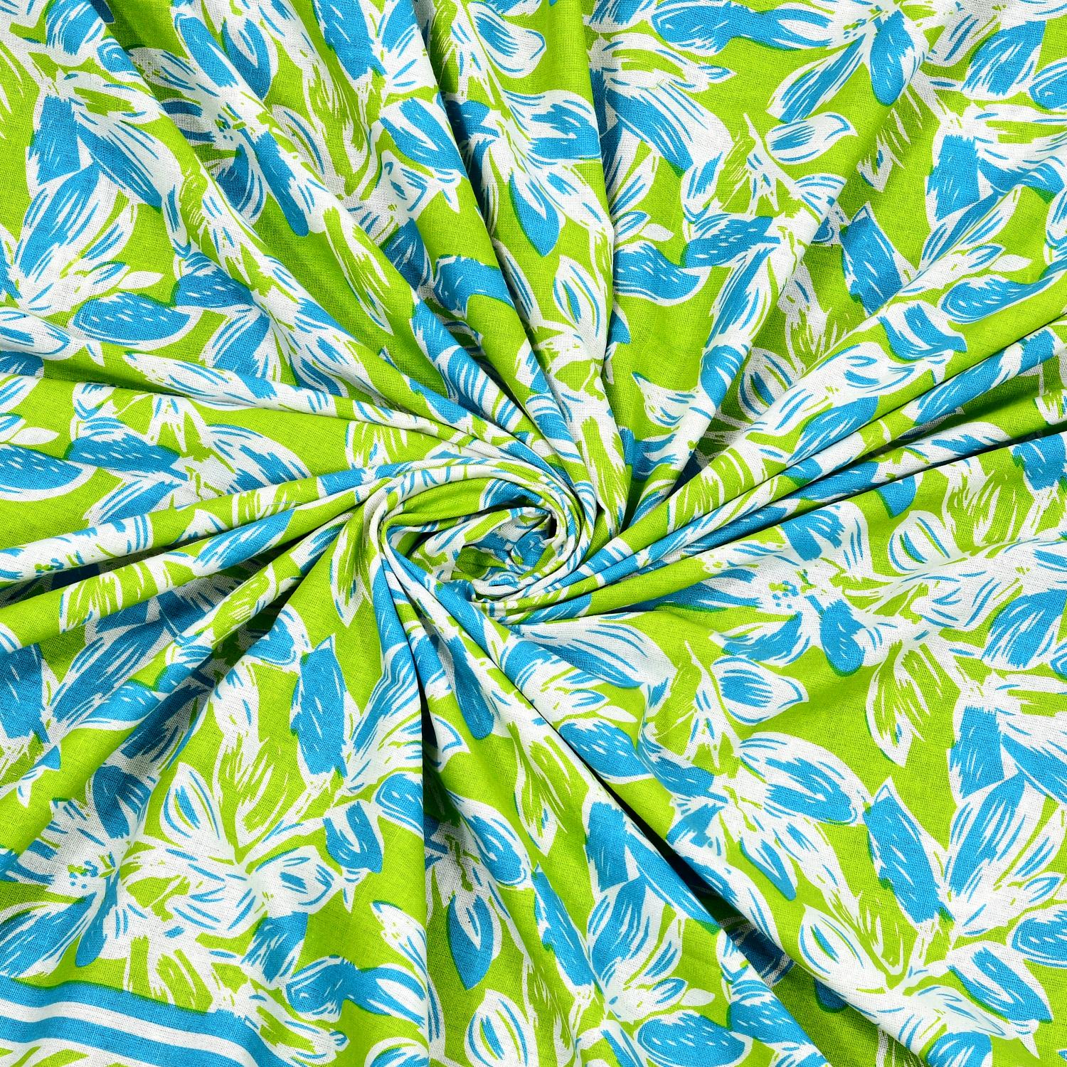 Jaipuri Prints Cotton Double Bedsheet with set of 2 Pillow Covers