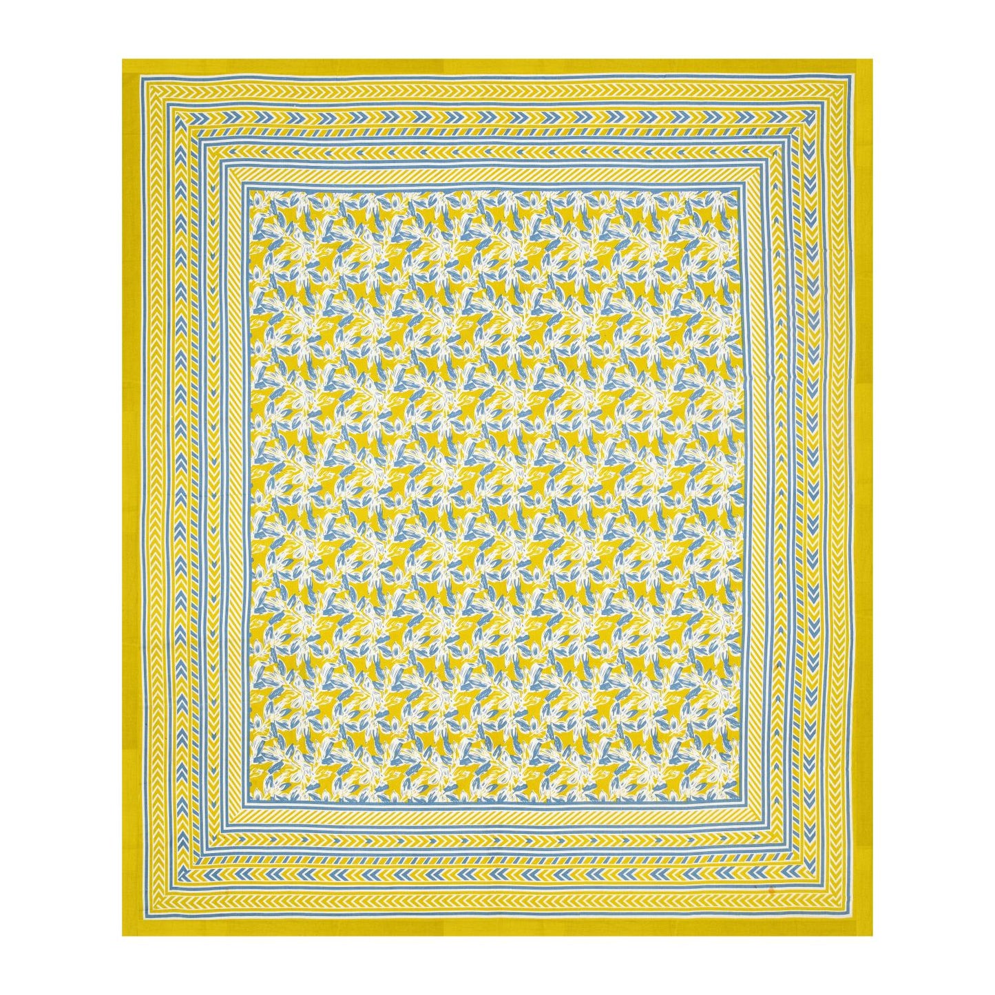 Jaipuri Prints Cotton Double Bedsheet with set of 2 Pillow Covers