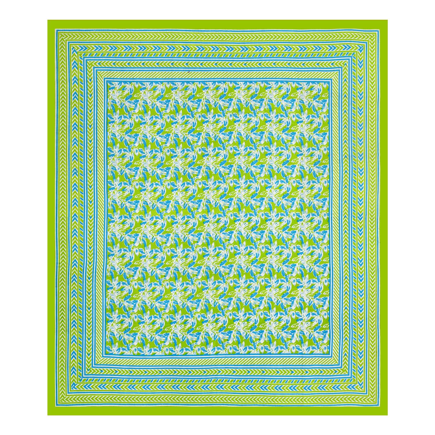 Jaipuri Prints Cotton Double Bedsheet with set of 2 Pillow Covers