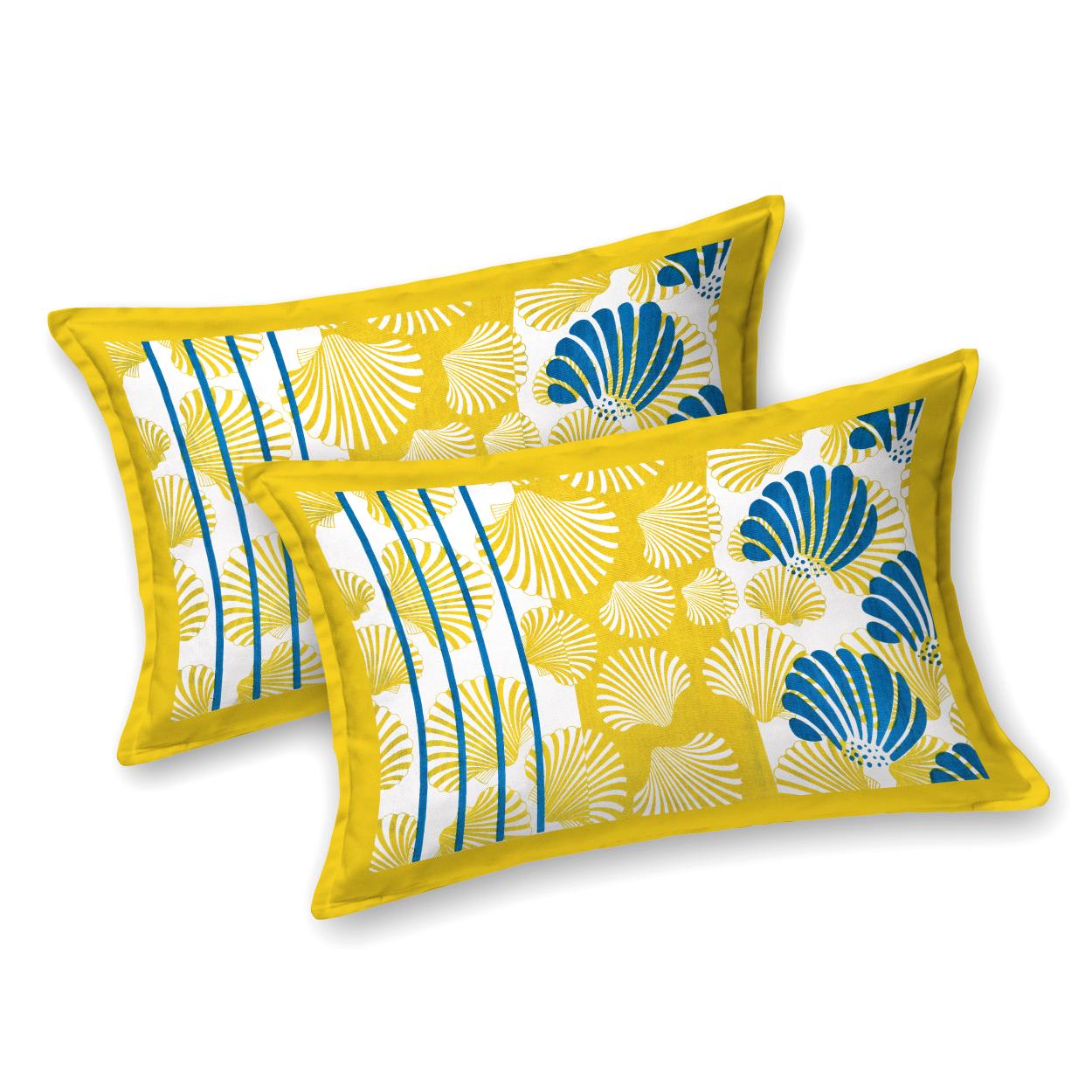 Jaipuri Prints Cotton Double Bedsheet with set of 2 Pillow Covers