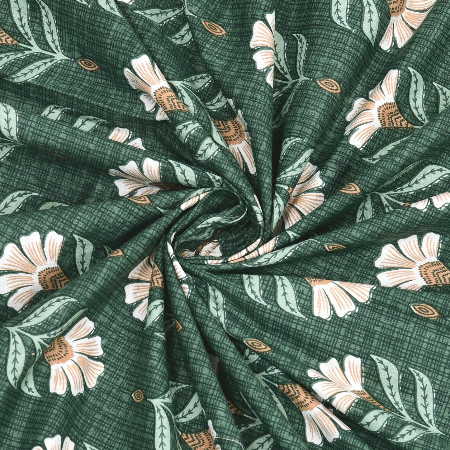 Jaipuri Prints Cotton Double Bedsheet with set of 2 Pillow Covers