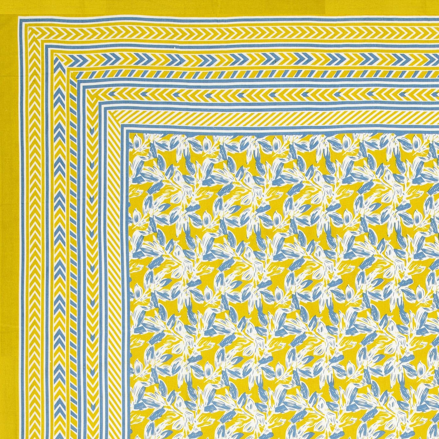 Jaipuri Prints Cotton Double Bedsheet with set of 2 Pillow Covers