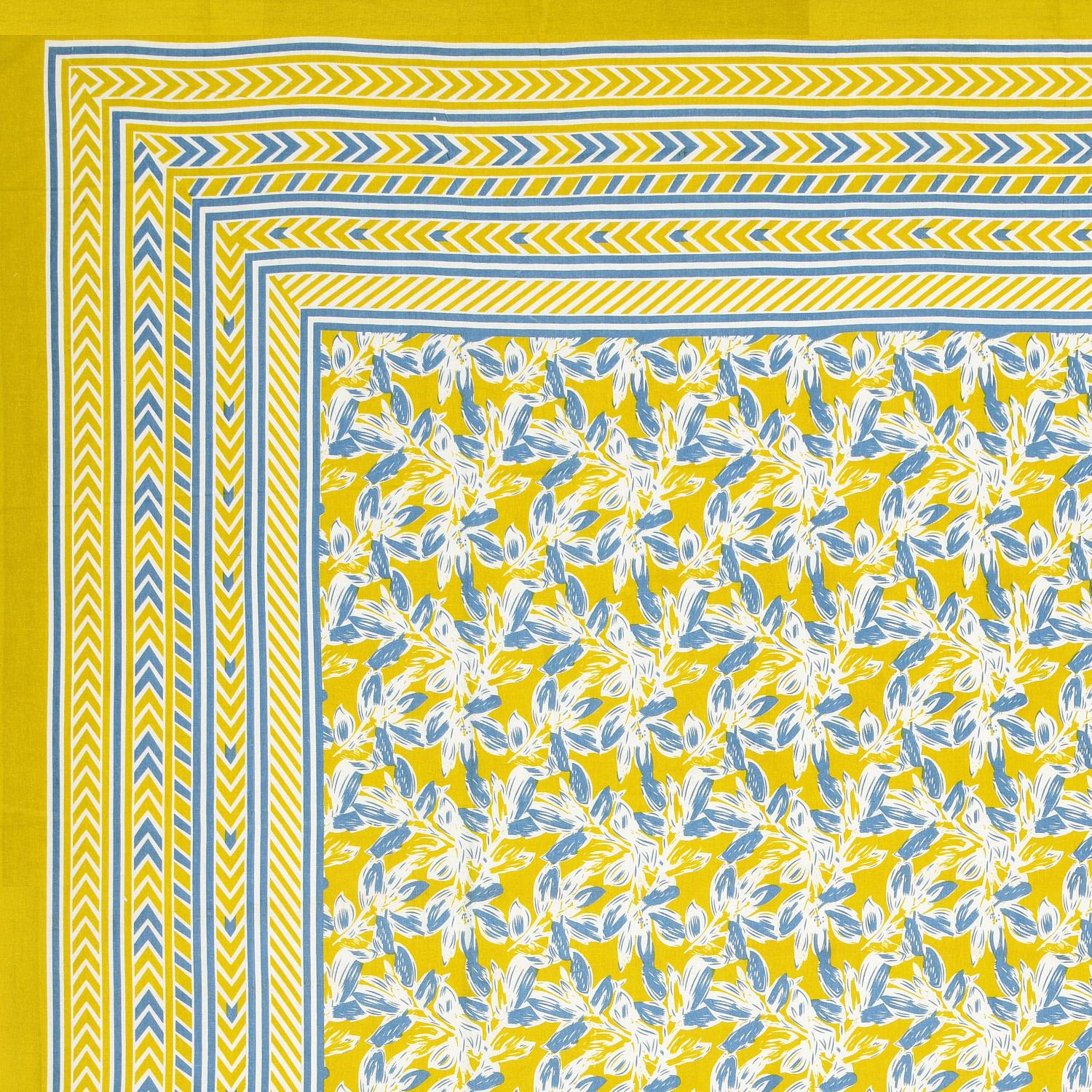 Jaipuri Prints Cotton Double Bedsheet with set of 2 Pillow Covers