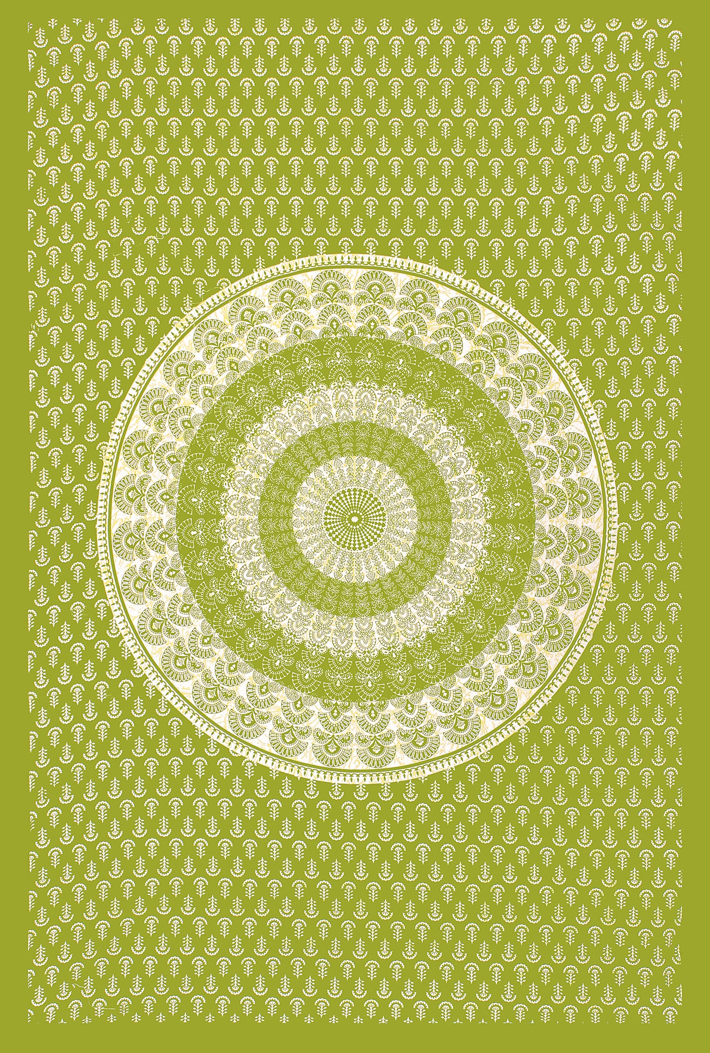Jaipuri Prints Cotton Single Bedsheet with 1 pillow cover