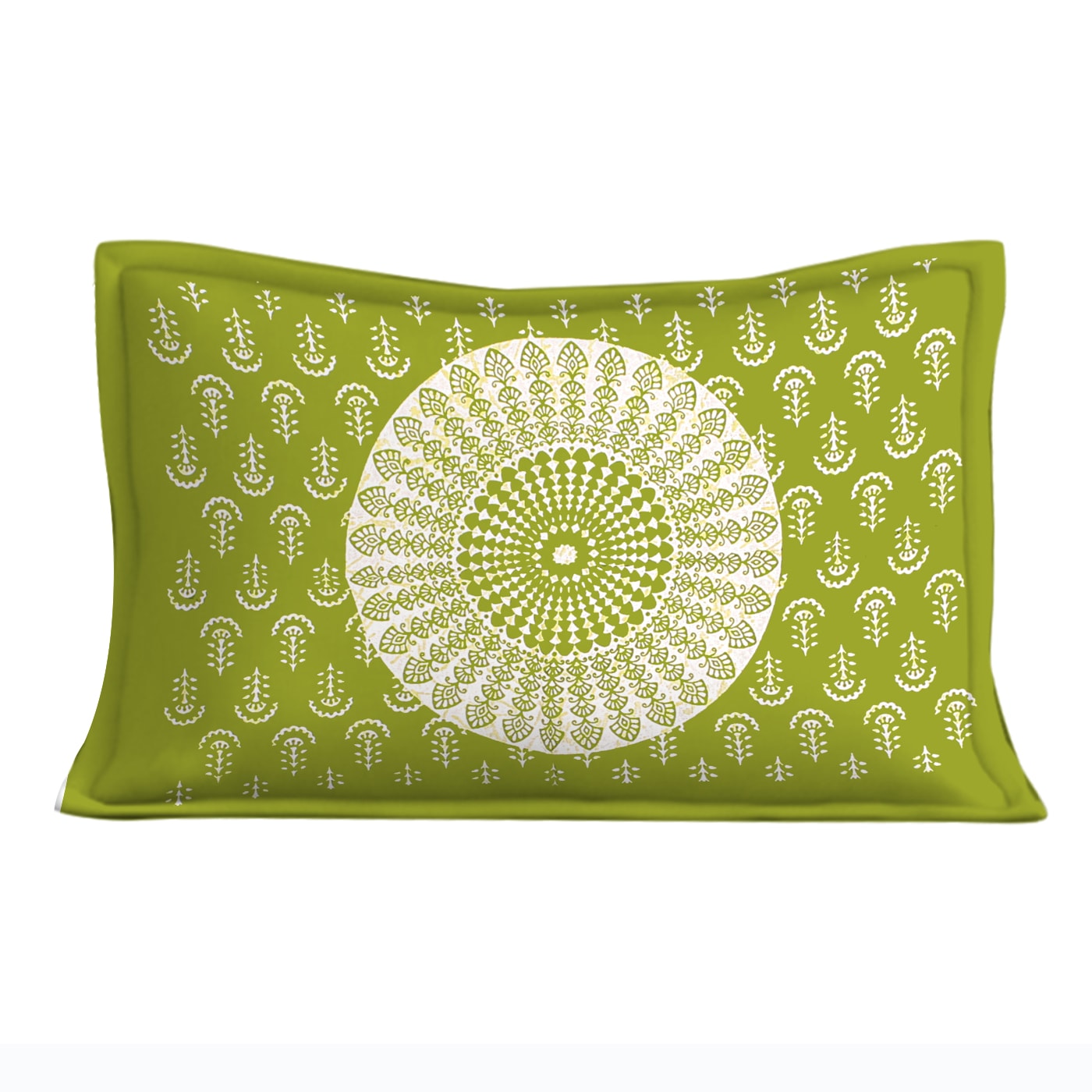 Jaipuri Prints Cotton Single Bedsheet with 1 pillow cover
