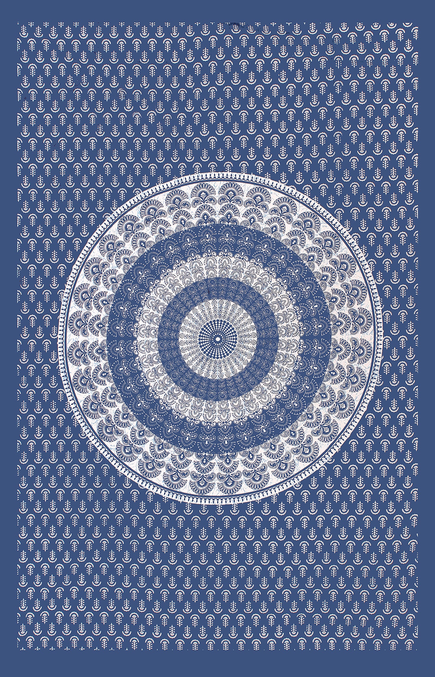 Jaipuri Prints Cotton Single Bedsheet with 1 pillow cover
