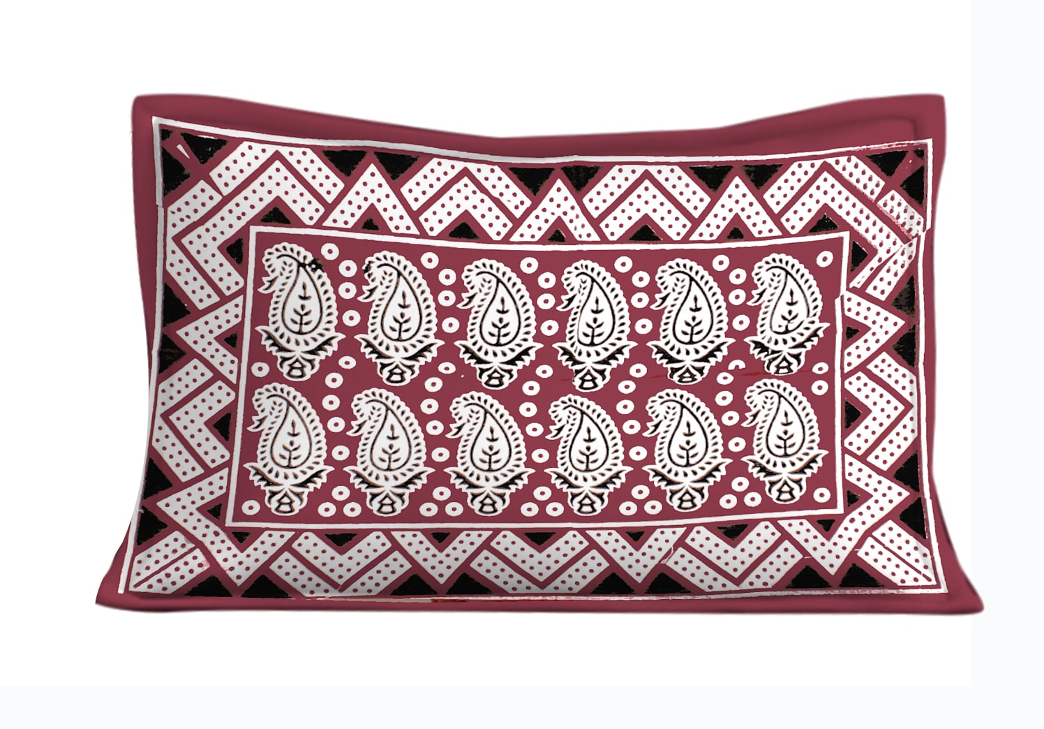 Jaipuri Prints Cotton Single Bedsheet with 1 pillow cover