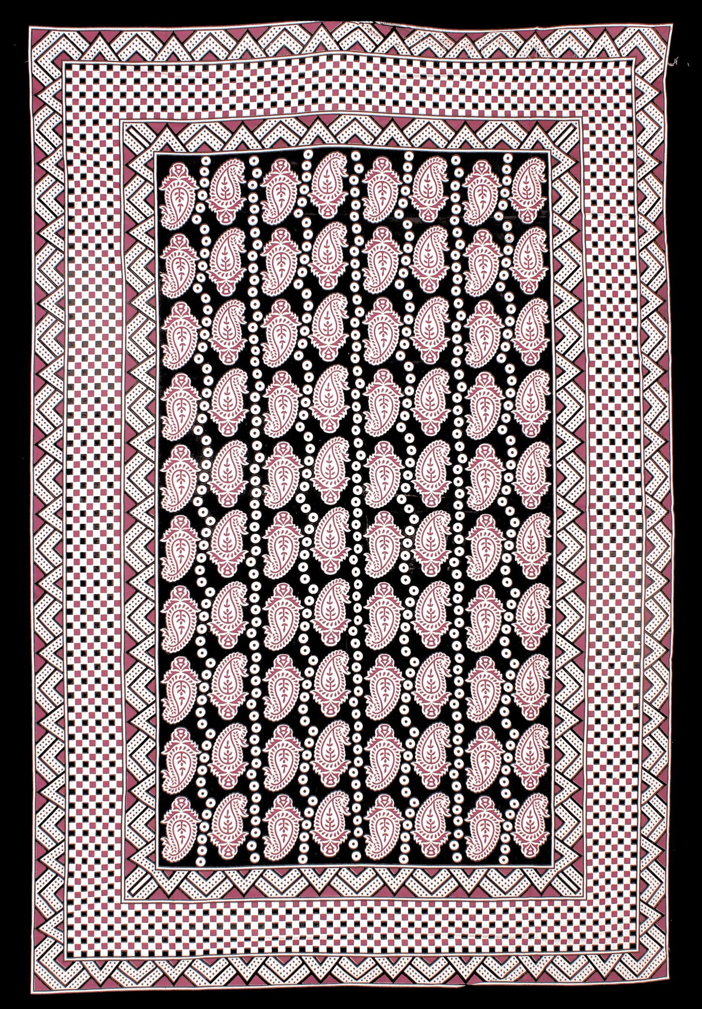 Jaipuri Prints Cotton Single Bedsheet with 1 pillow cover
