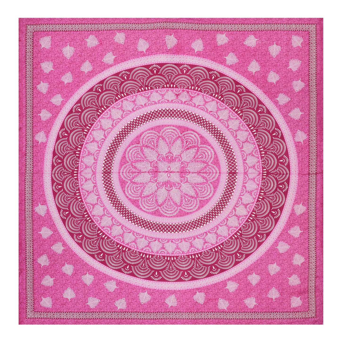 Pure Cotton Floral Bedsheet For Double Bed For Your Living Room With 2 Pillow Cover