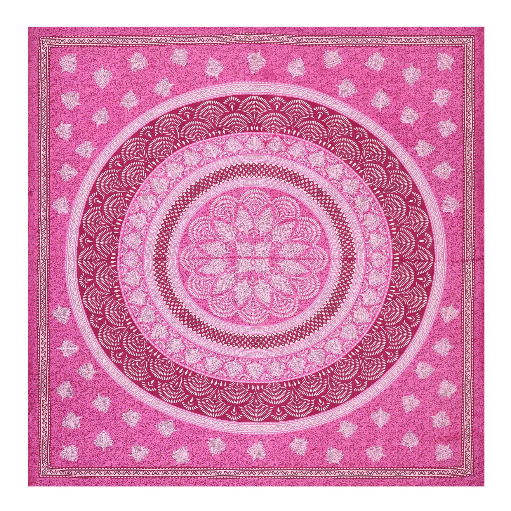 Pure Cotton Floral Bedsheet For Double Bed For Your Living Room With 2 Pillow Cover