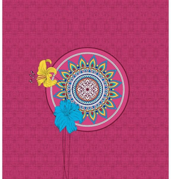 Jaipuri Prints Cotton Double Bedsheet (Pink)