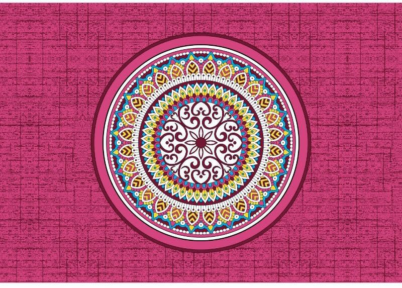 Jaipuri Prints Cotton Double Bedsheet (Pink)