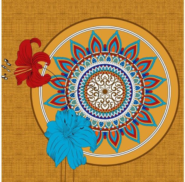 100% Cotton Floral Double Bedsheet (Yellow)