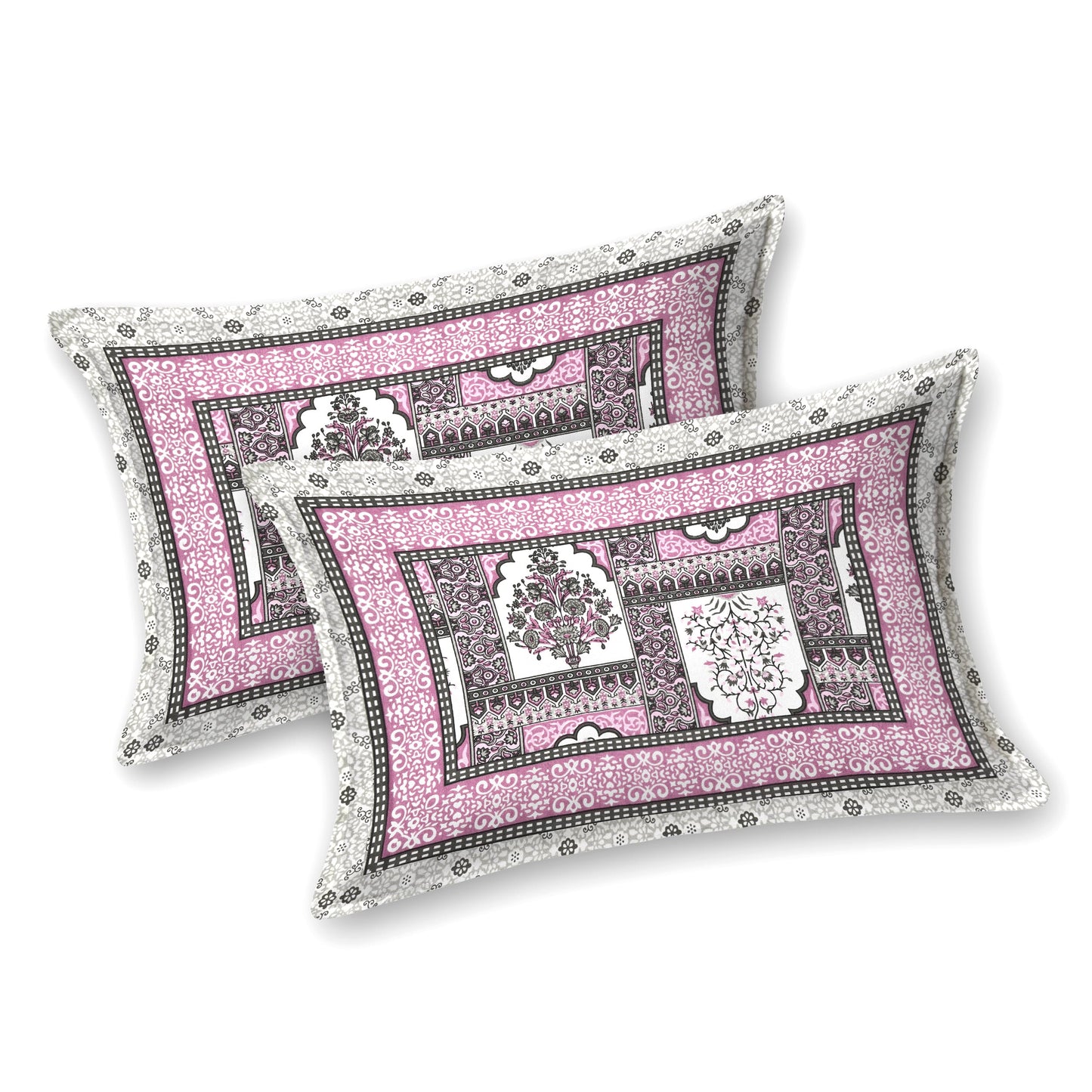 Rajasthan Royal Super Fine Cotton Block Print King Size Bedsheet