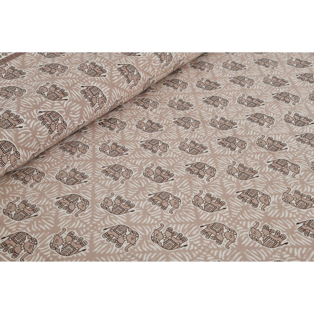 Rajasthan Royal Super Fine Cotton Block Print King Size Bedsheet