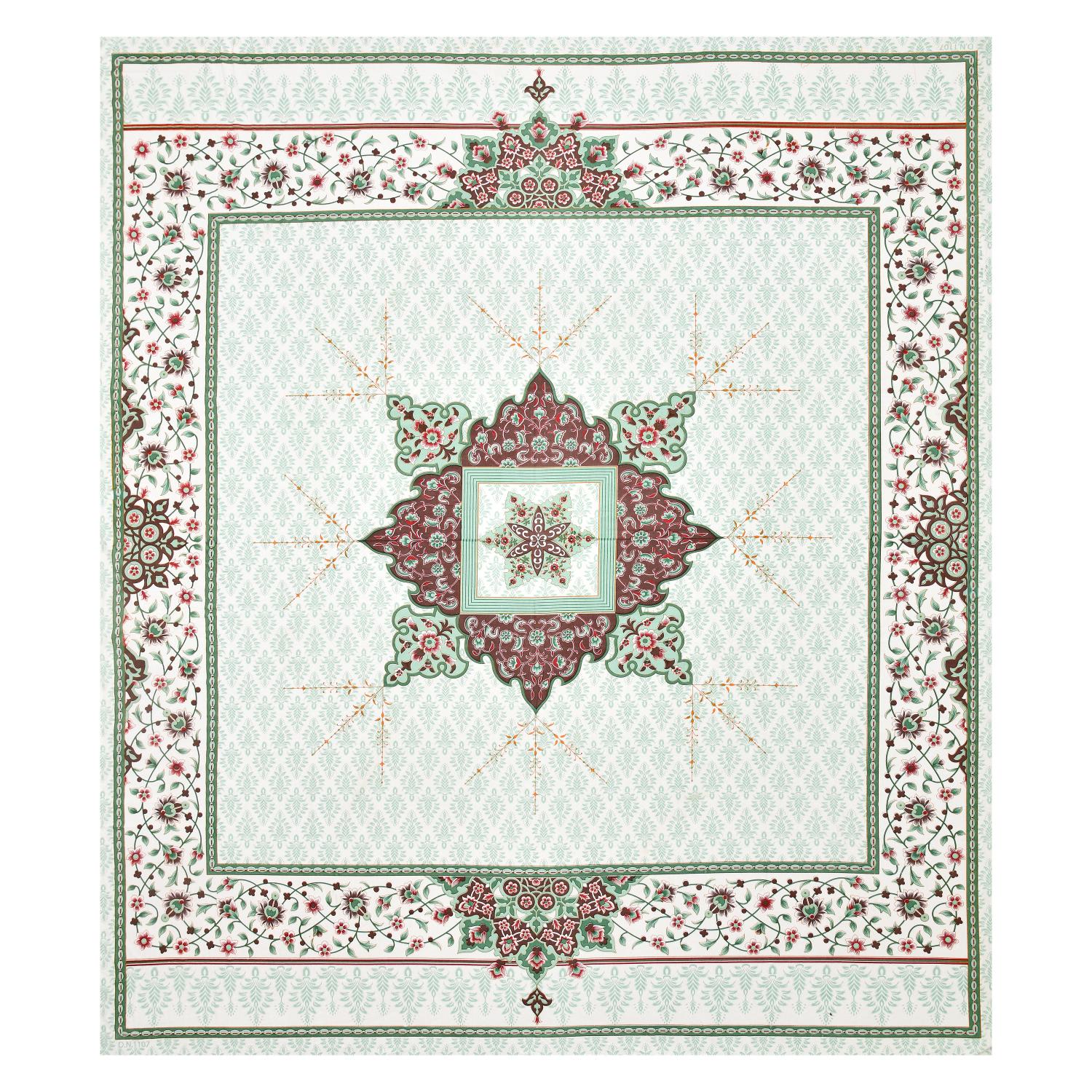 Rajasthan Royal Super Fine Cotton Block Print King Size Bedsheet