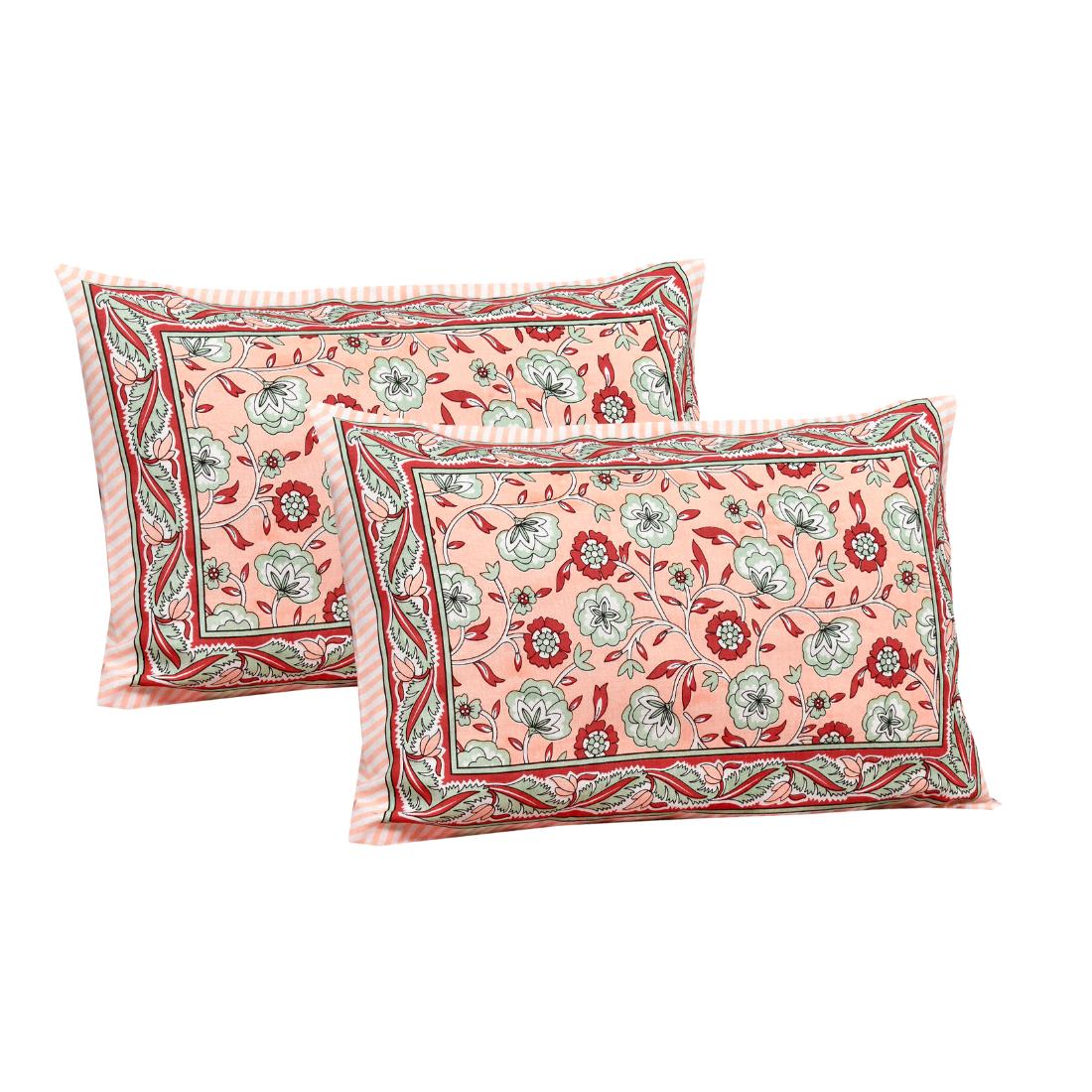 Rajasthan Royal Super Fine Cotton Block Print King Size Bedsheet