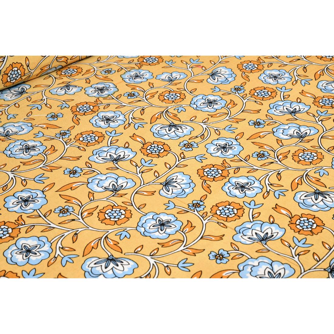 Rajasthan Royal Super Fine Cotton Block Print King Size Bedsheet
