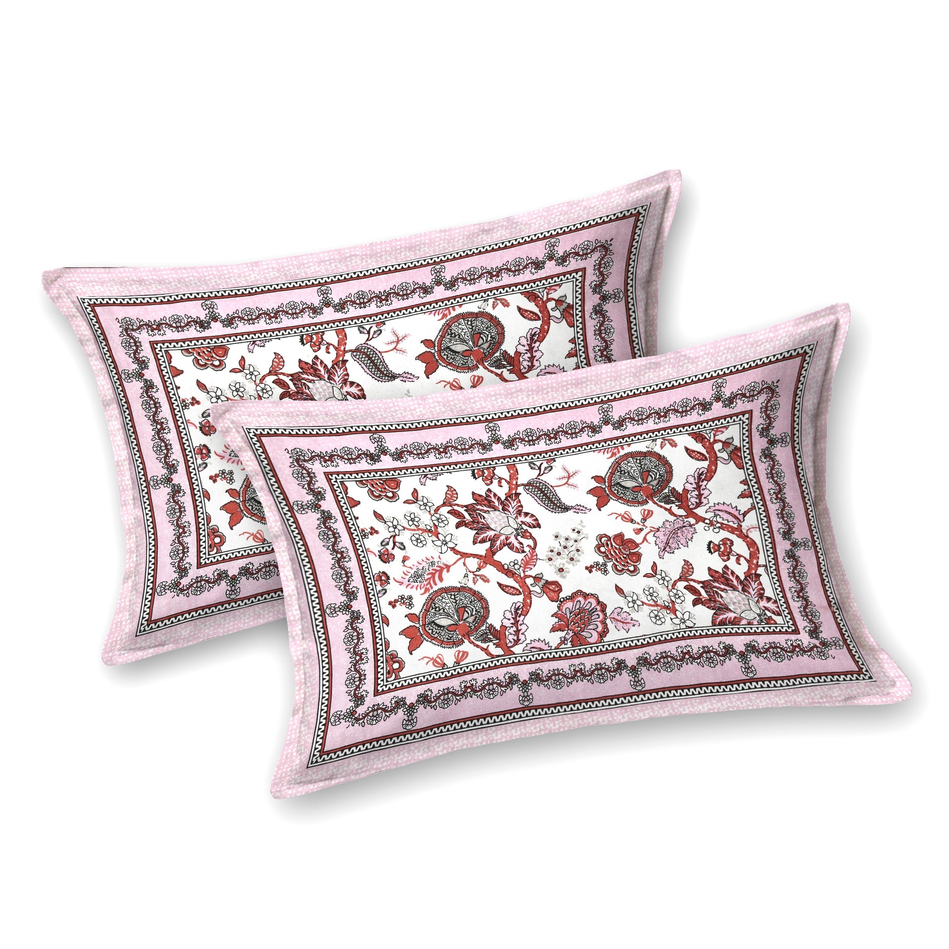Rajasthan Royal Super Fine Cotton Block Print King Size Bedsheet
