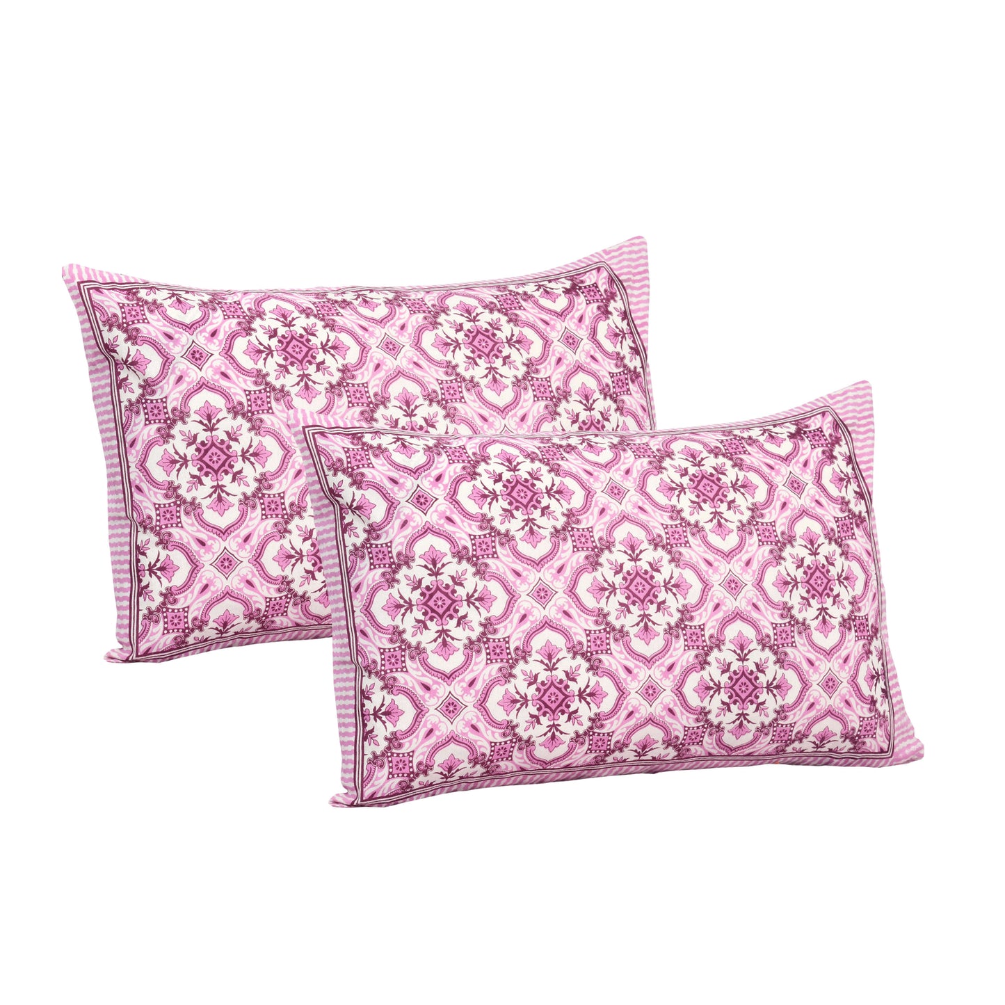 Rajasthan Royal Super Fine Cotton Block Print King Size Bedsheet