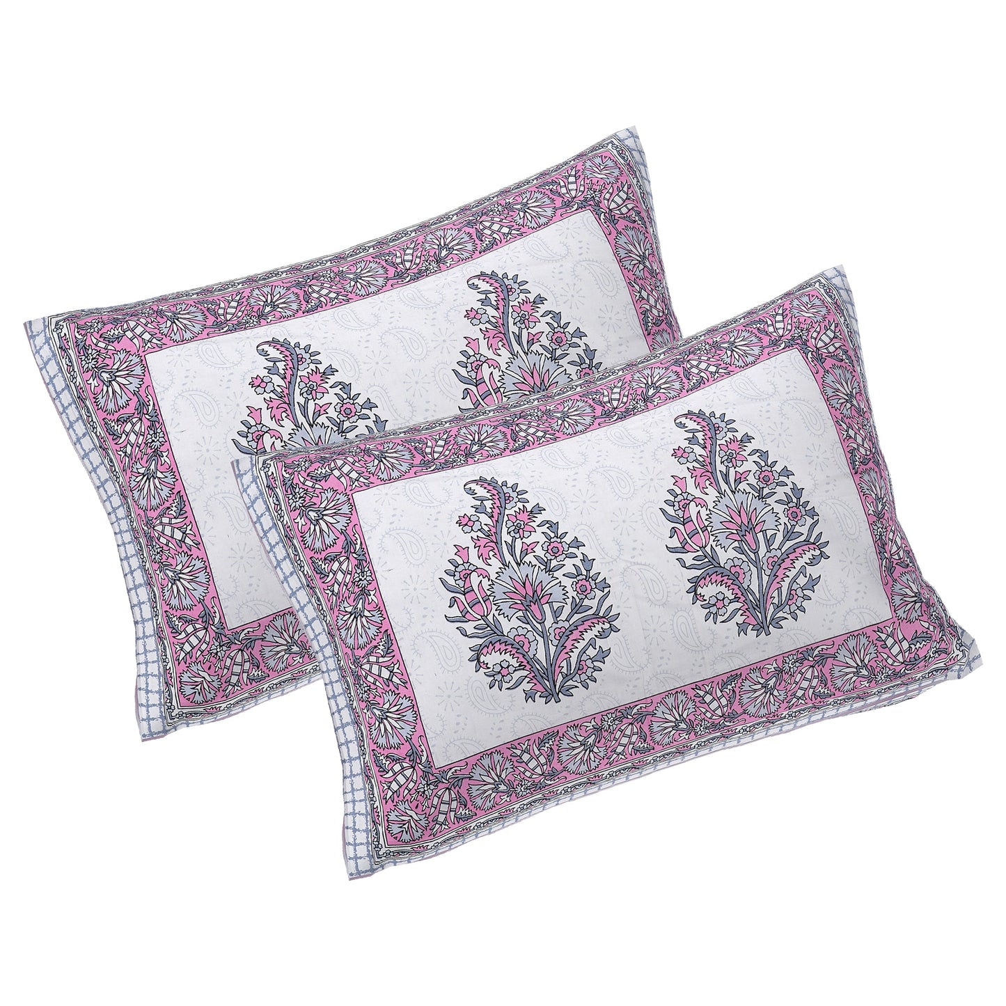 Rajasthan Royal Super Fine Cotton Block Print King Size Bedsheet