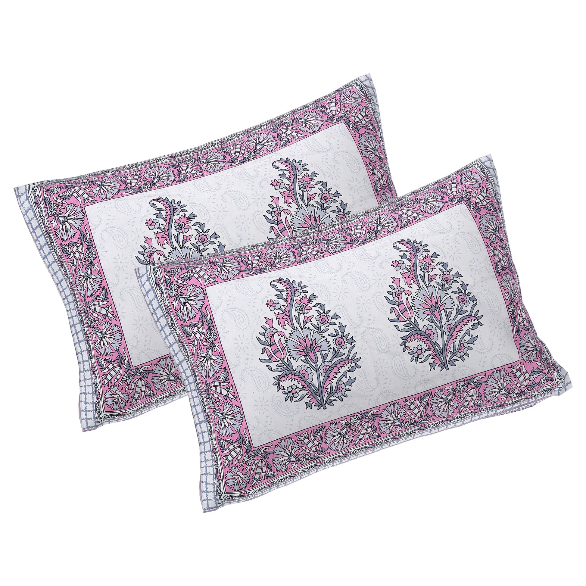 Rajasthan Royal Super Fine Cotton Block Print King Size Bedsheet