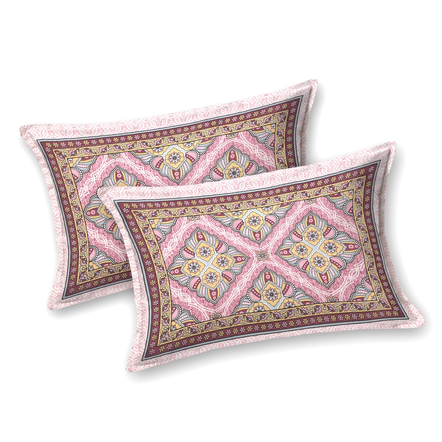 Rajasthan Royal Super Fine Cotton Block Print King Size Bedsheet