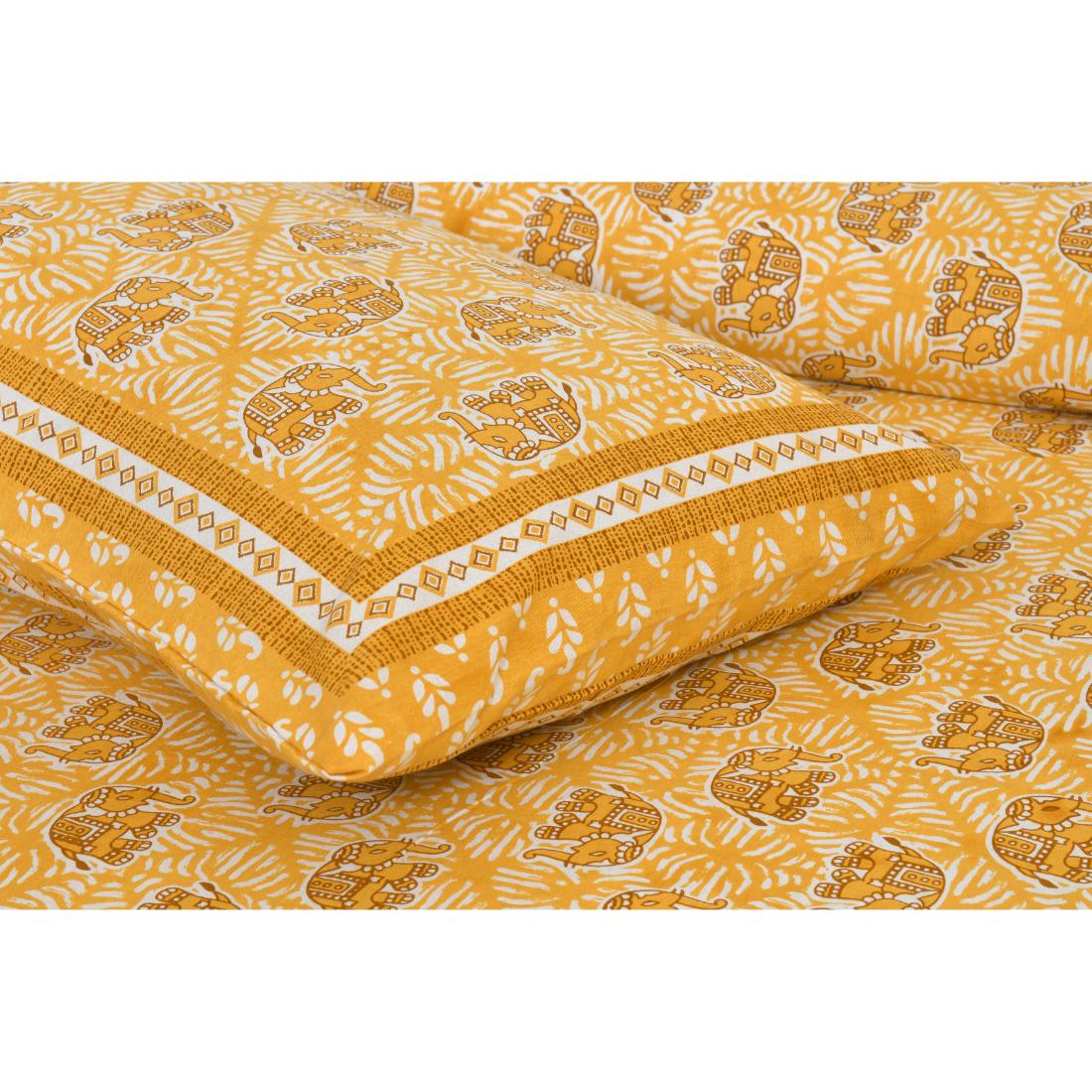 Rajasthan Royal Super Fine Cotton Block Print King Size Bedsheet