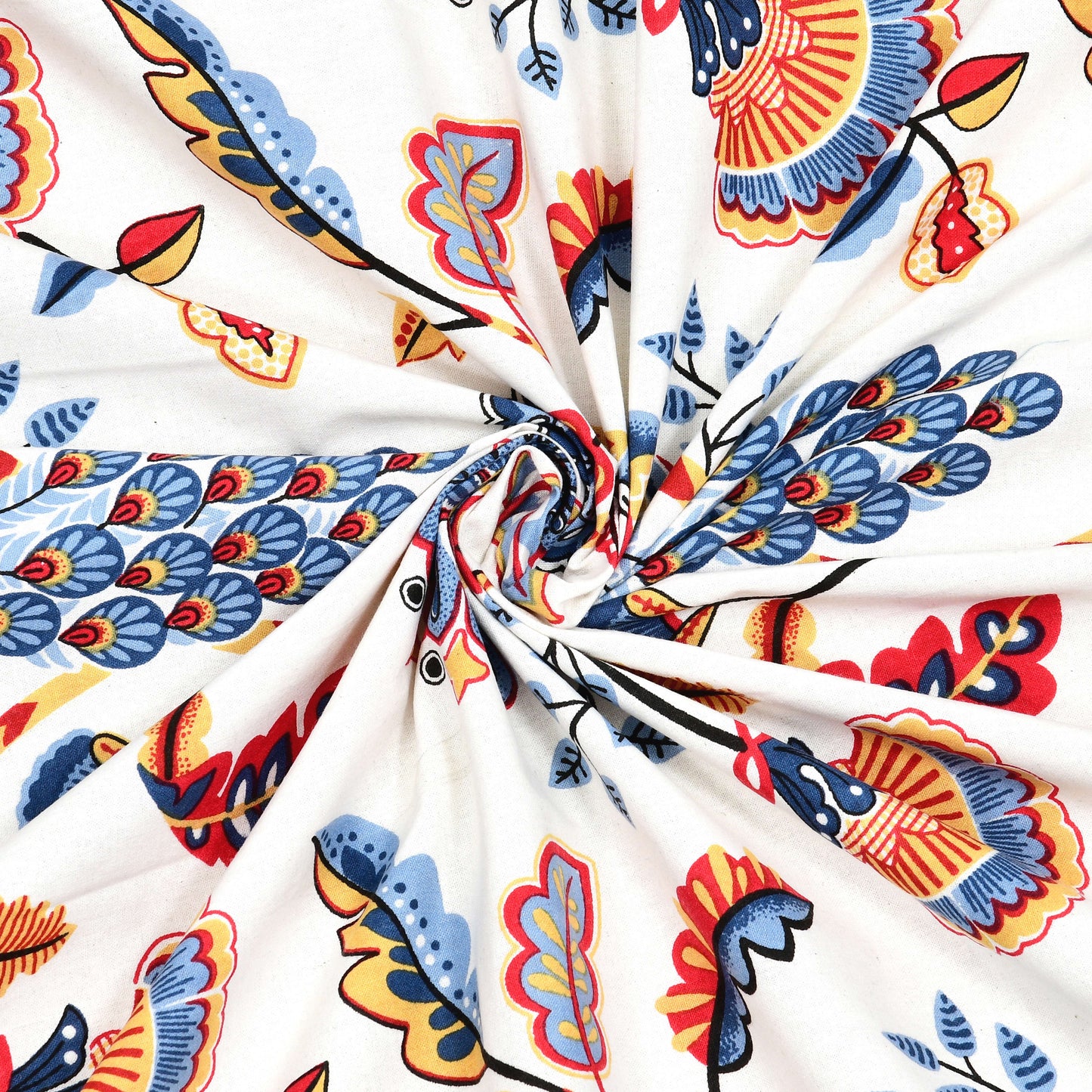Rajasthan Royal Super Fine Cotton Block Print King Size Bedsheet