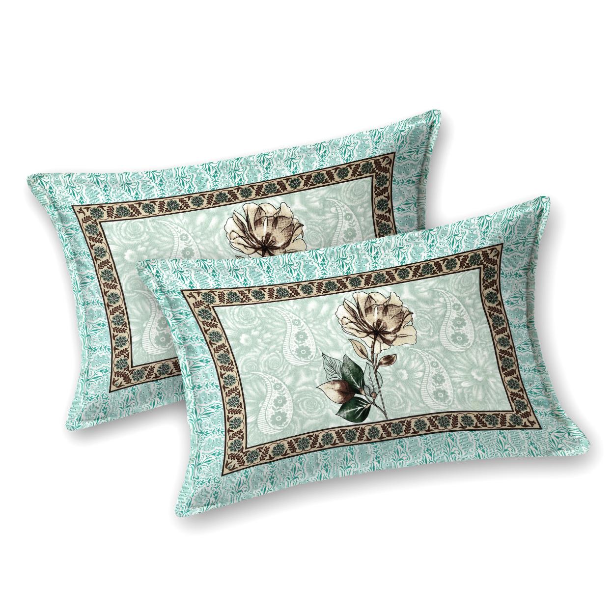 Rajasthan Royal Super Fine Cotton Block Print King Size Bedsheet