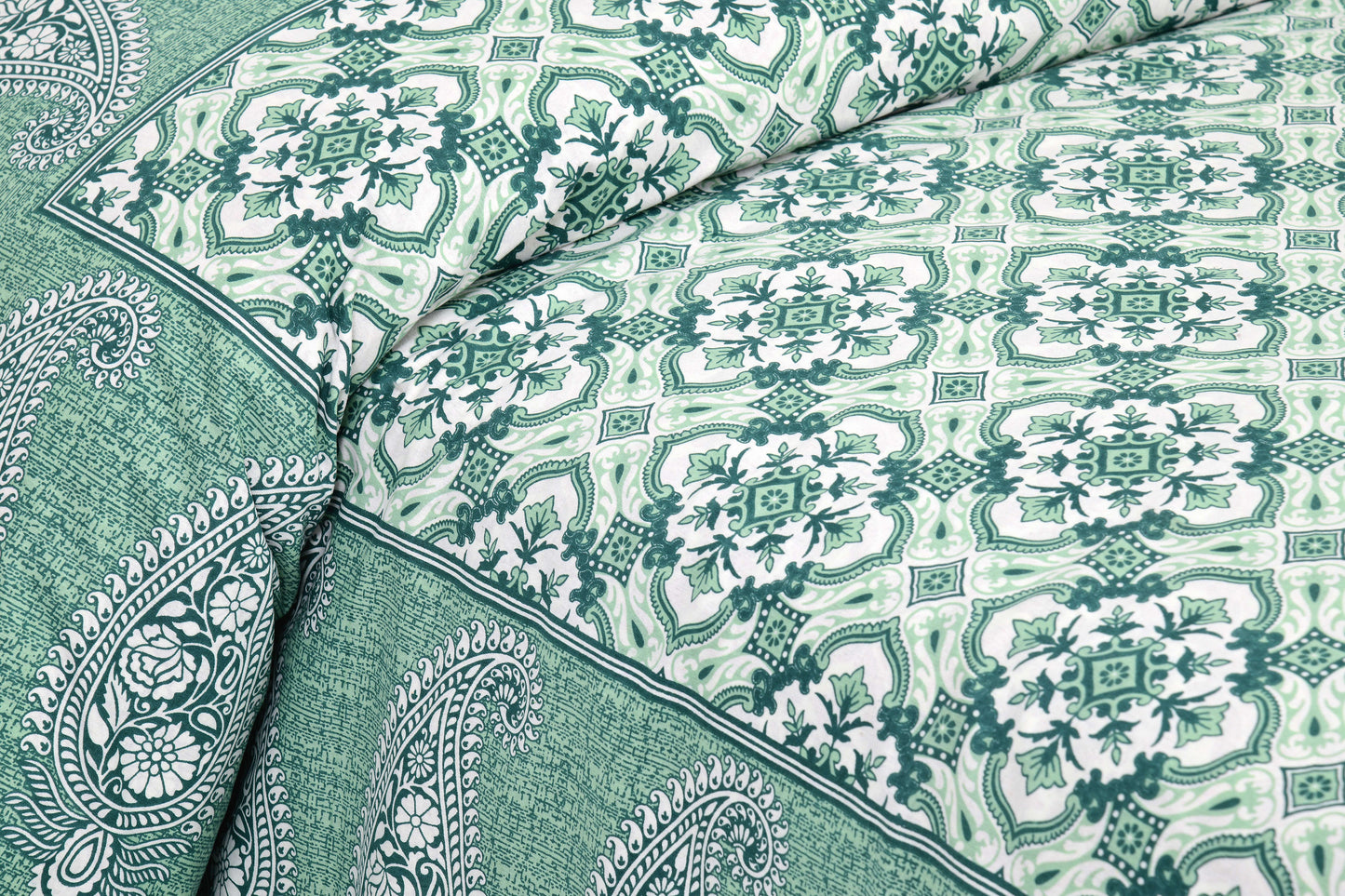 Rajasthan Royal Super Fine Cotton Block Print King Size Bedsheet