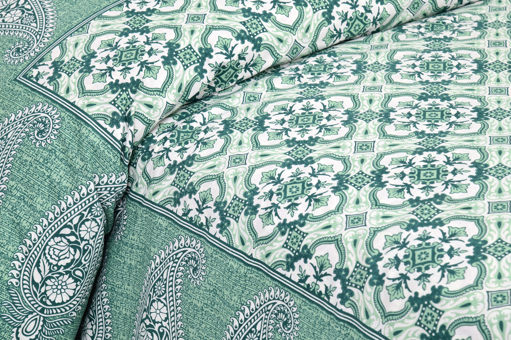 Rajasthan Royal Super Fine Cotton Block Print King Size Bedsheet