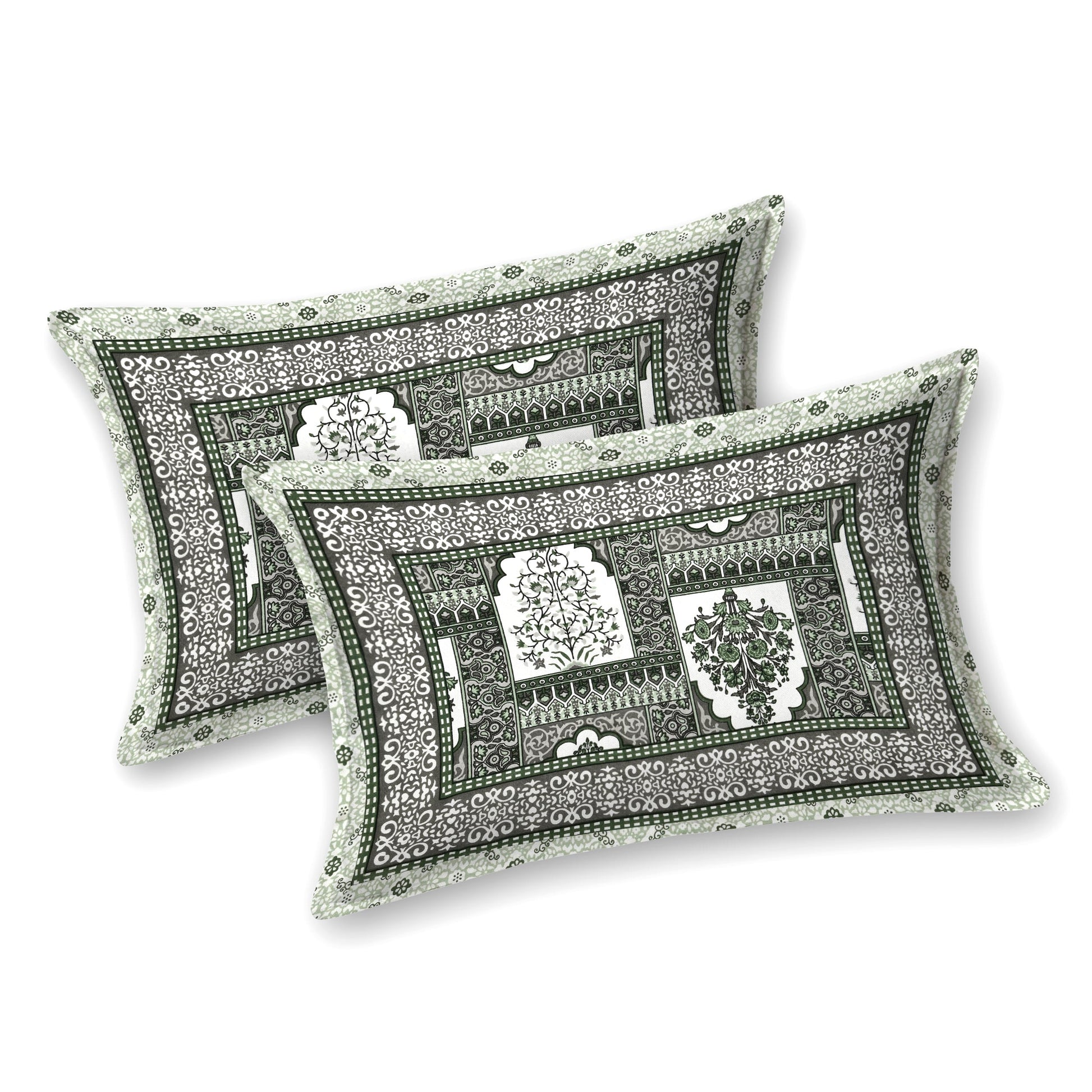 Rajasthan Royal Super Fine Cotton Block Print King Size Bedsheet