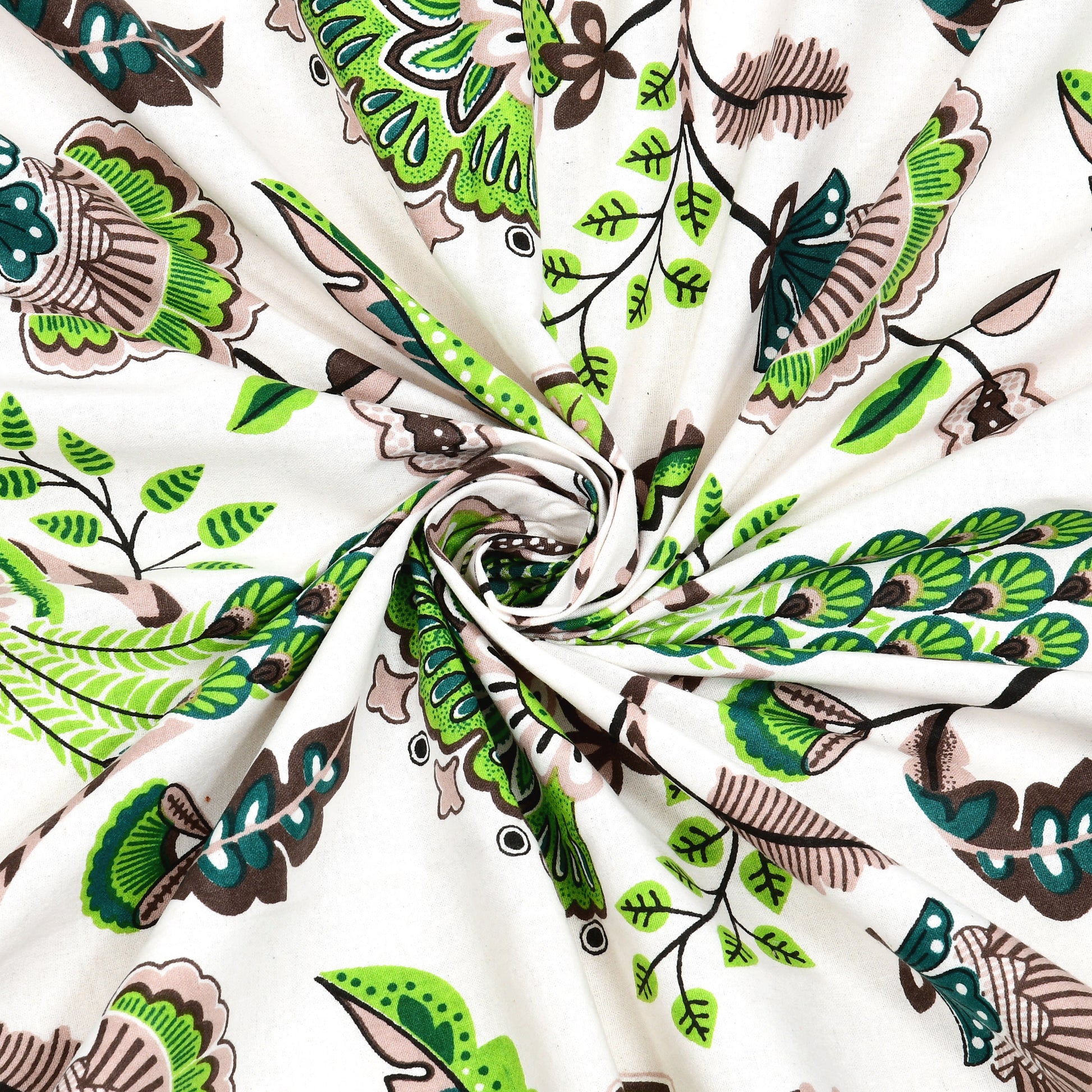 Rajasthan Royal Super Fine Cotton Block Print King Size Bedsheet