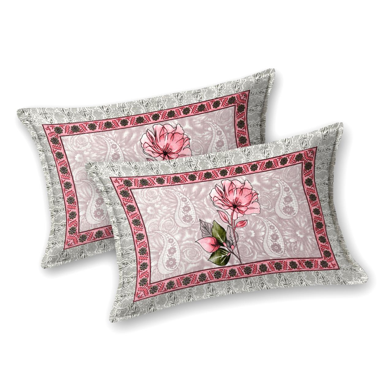 Rajasthan Royal Super Fine Cotton Block Print King Size Bedsheet