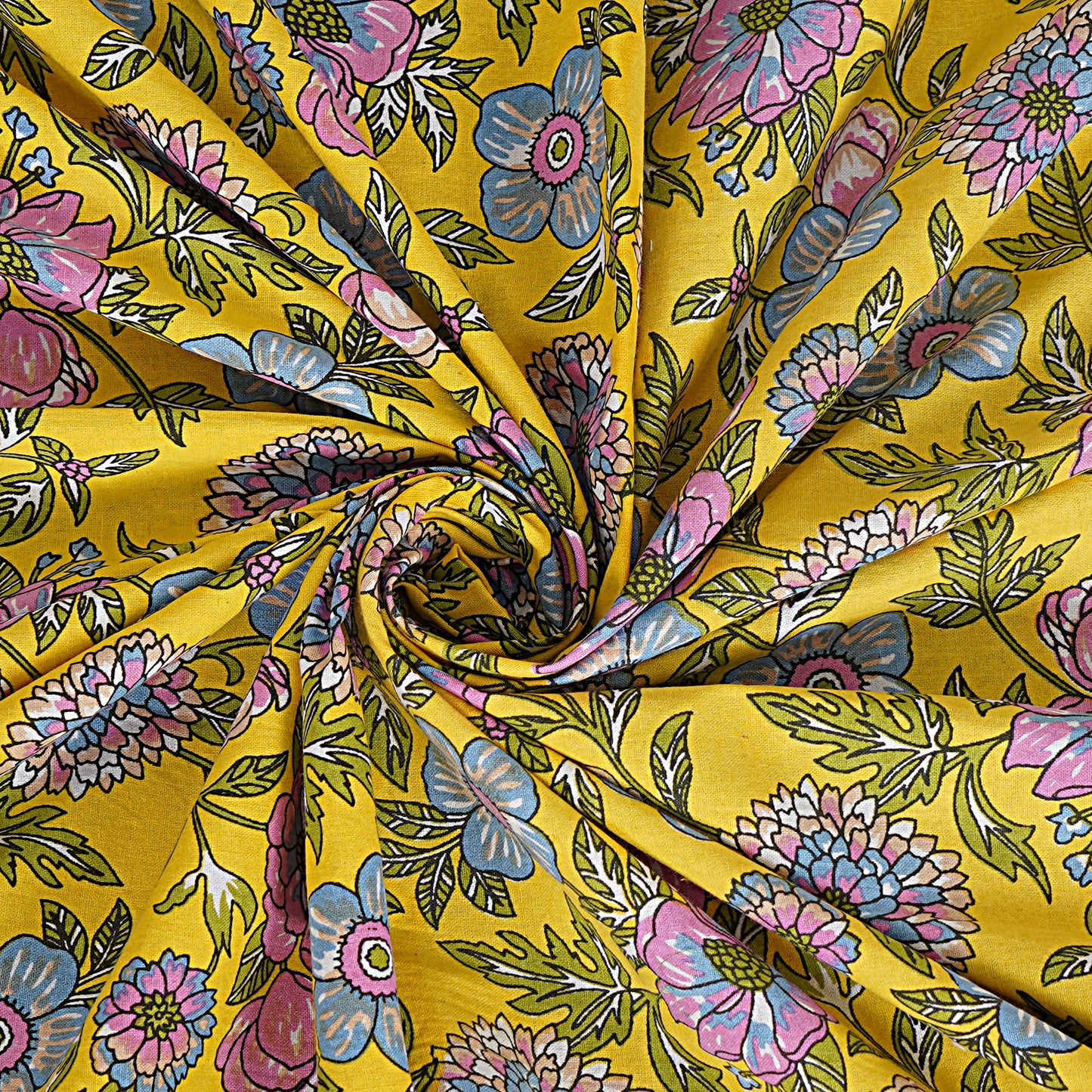 Rajasthan Royal Super Fine Cotton Block Print King Size Bedsheet