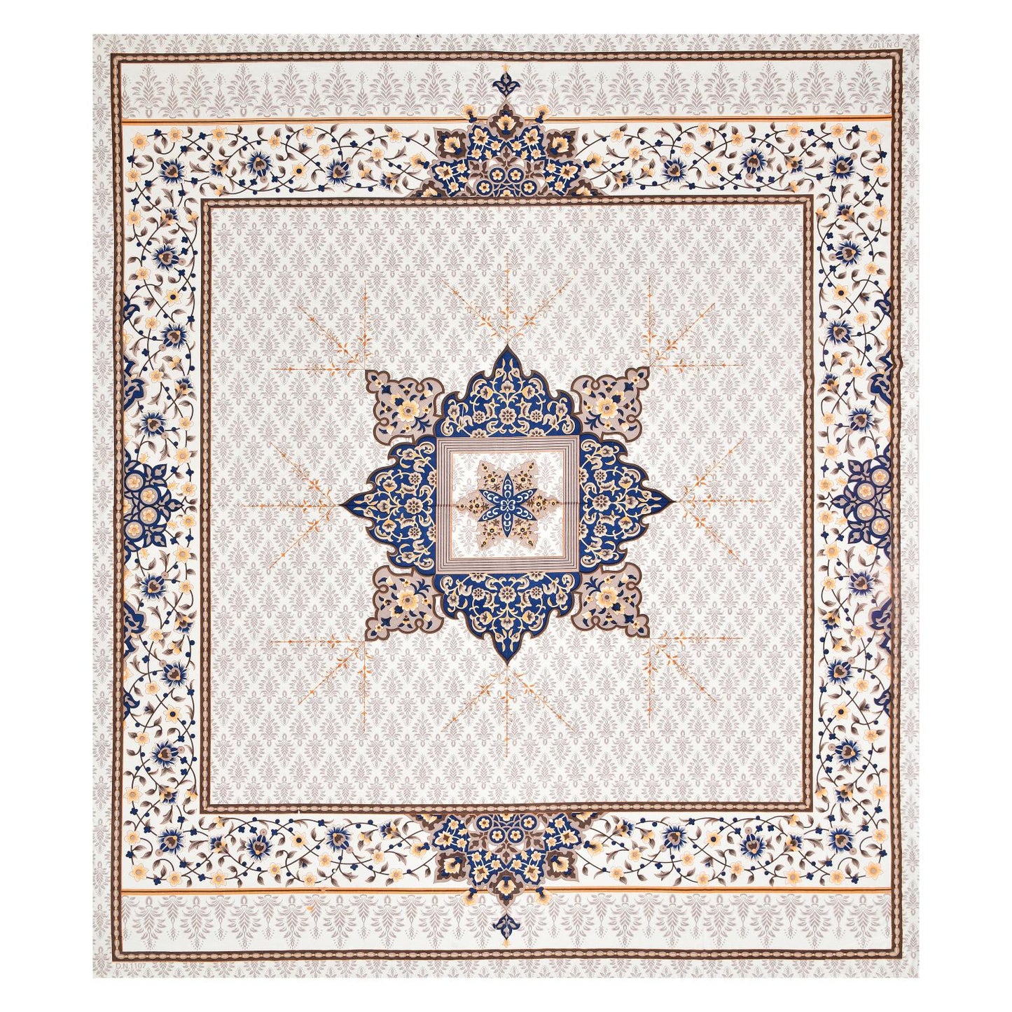 Rajasthan Royal Super Fine Cotton Block Print King Size Bedsheet