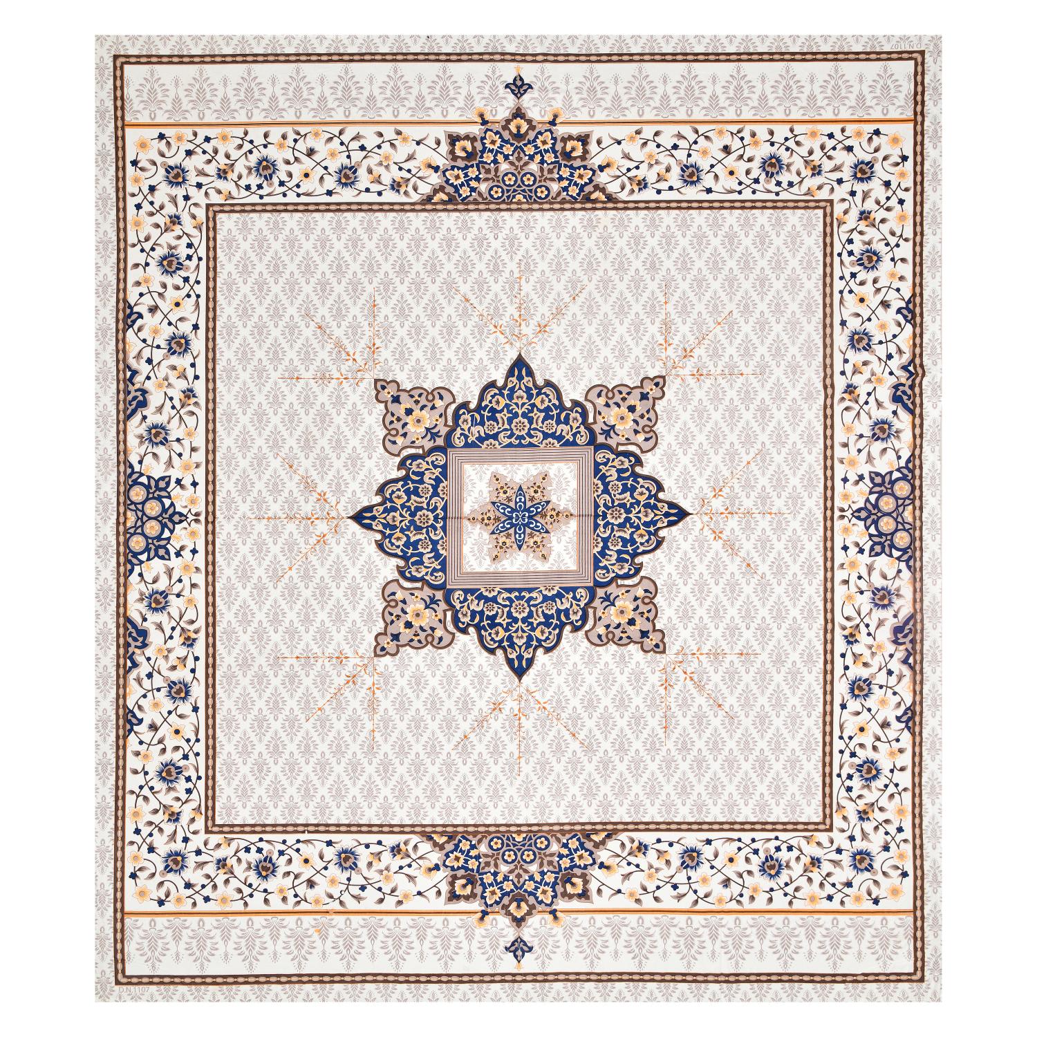 Rajasthan Royal Super Fine Cotton Block Print King Size Bedsheet