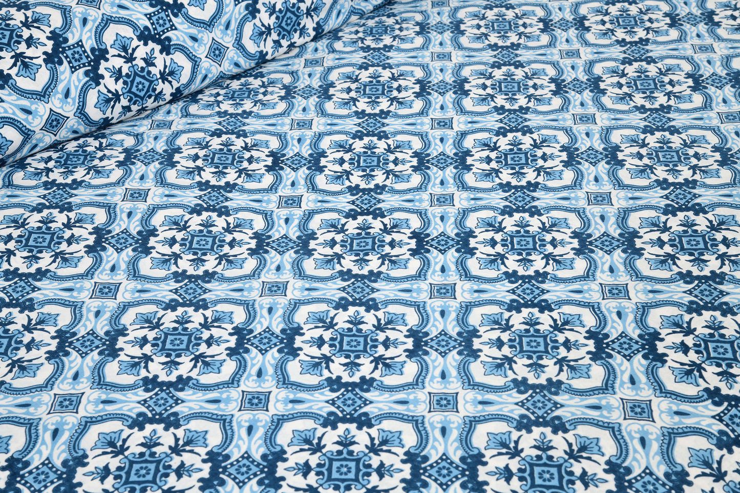 Rajasthan Royal Super Fine Cotton Block Print King Size Bedsheet
