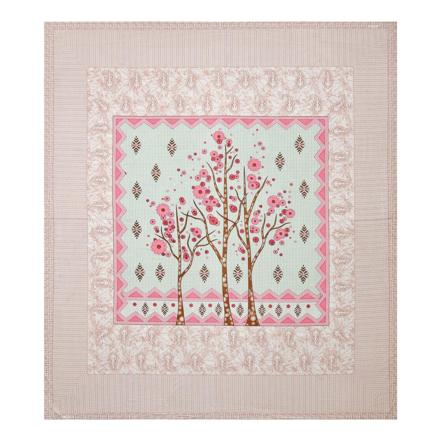 Rajasthan Royal Super Fine Cotton Block Print King Size Bedsheet