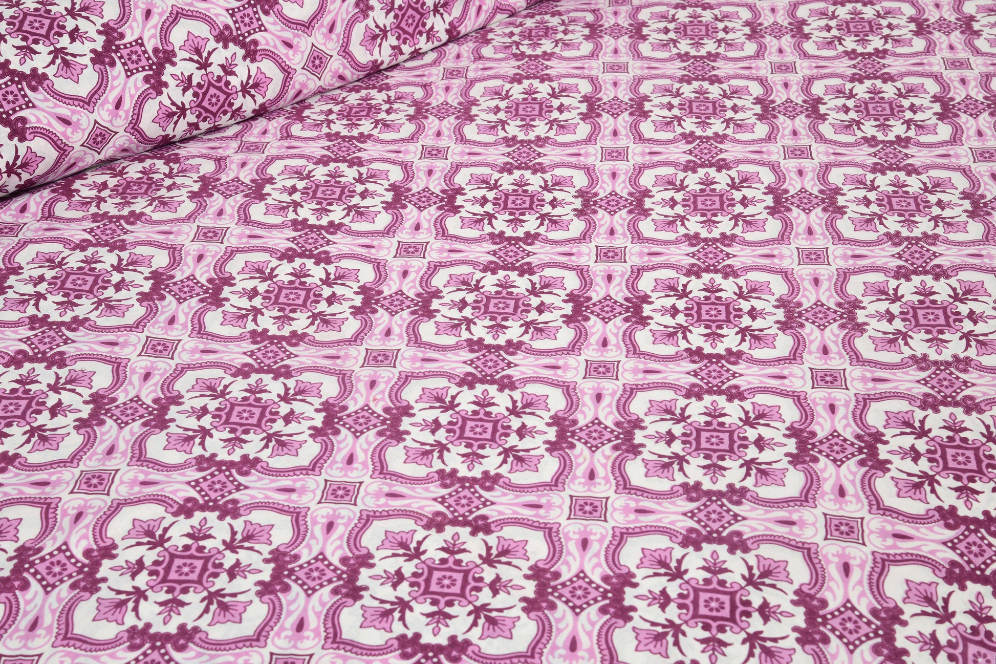 Rajasthan Royal Super Fine Cotton Block Print King Size Bedsheet