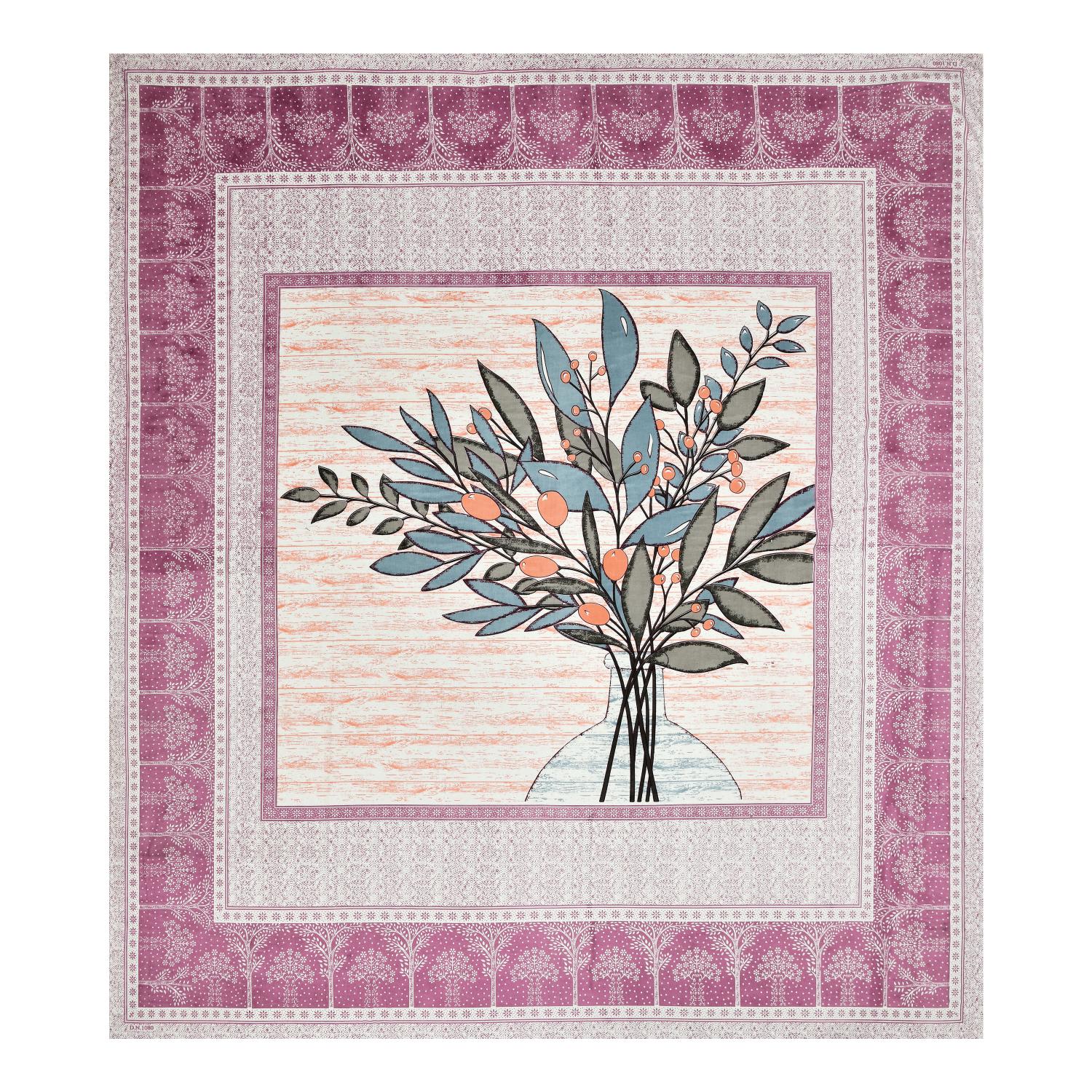 Rajasthan Royal Super Fine Cotton Block Print King Size Bedsheet
