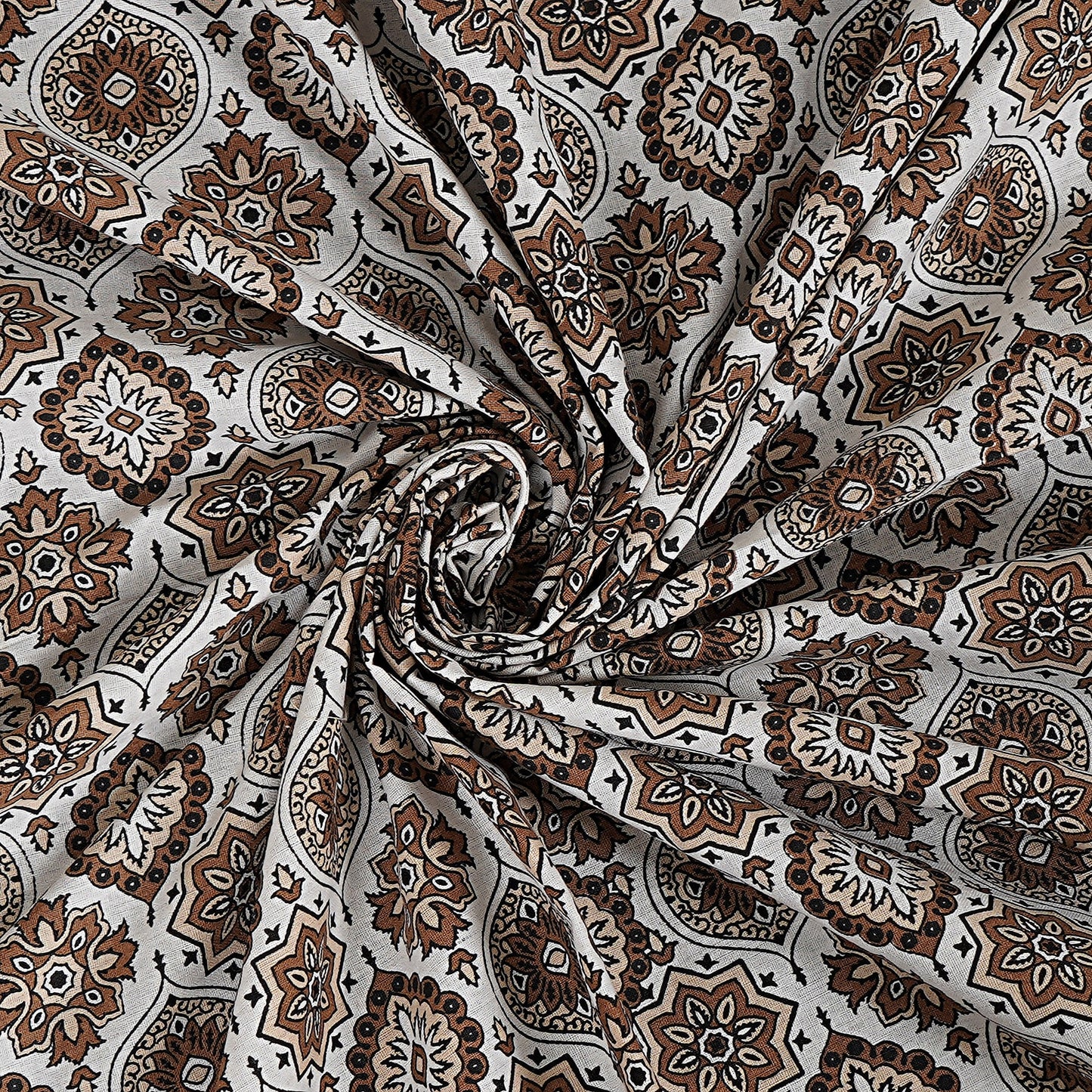 Rajasthan Royal Super Fine Cotton Block Print King Size Bedsheet