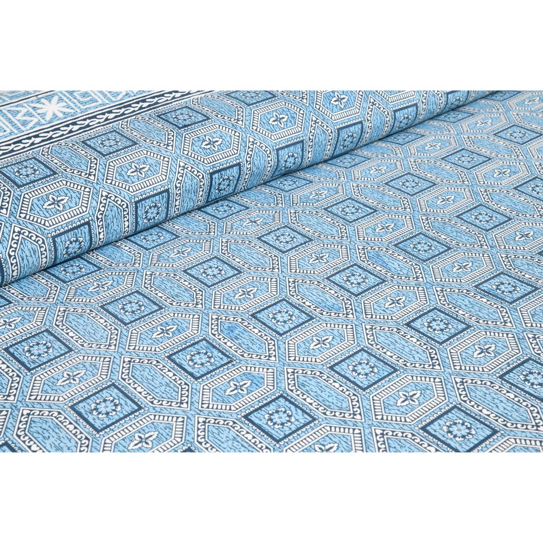 Rajasthan Royal Super Fine Cotton Block Print King Size Bedsheet