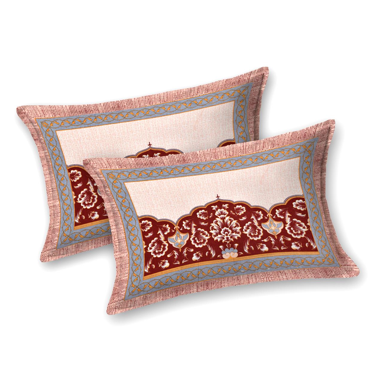 Rajasthan Royal Super Fine Cotton Block Print King Size Bedsheet