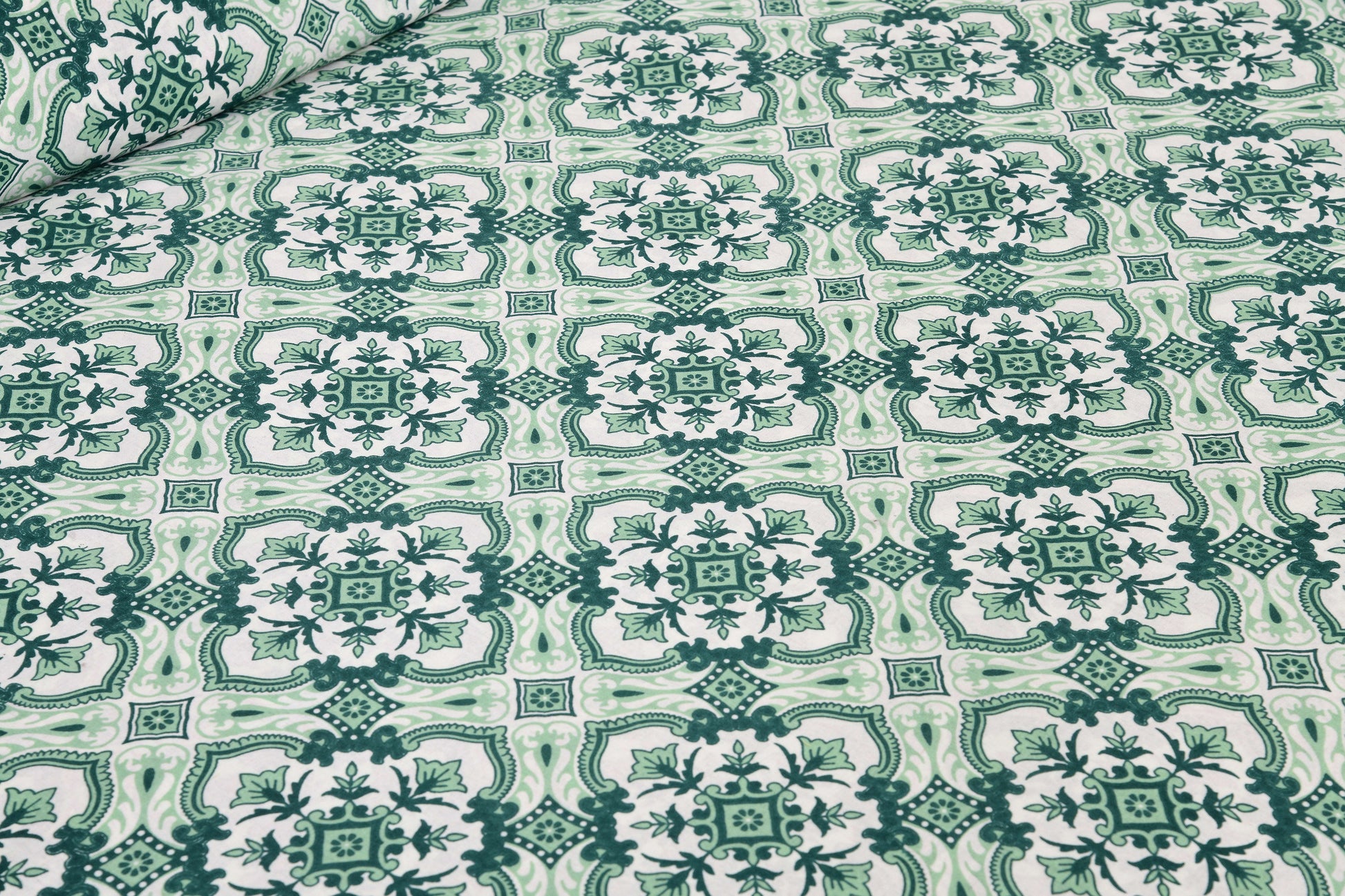 Rajasthan Royal Super Fine Cotton Block Print King Size Bedsheet