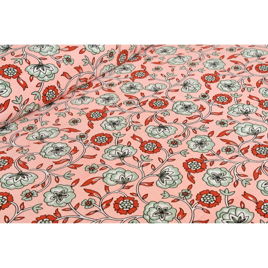 Rajasthan Royal Super Fine Cotton Block Print King Size Bedsheet