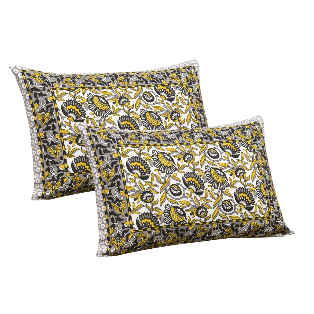 Rajasthan Royal Super Fine Cotton Block Print King Size Bedsheet